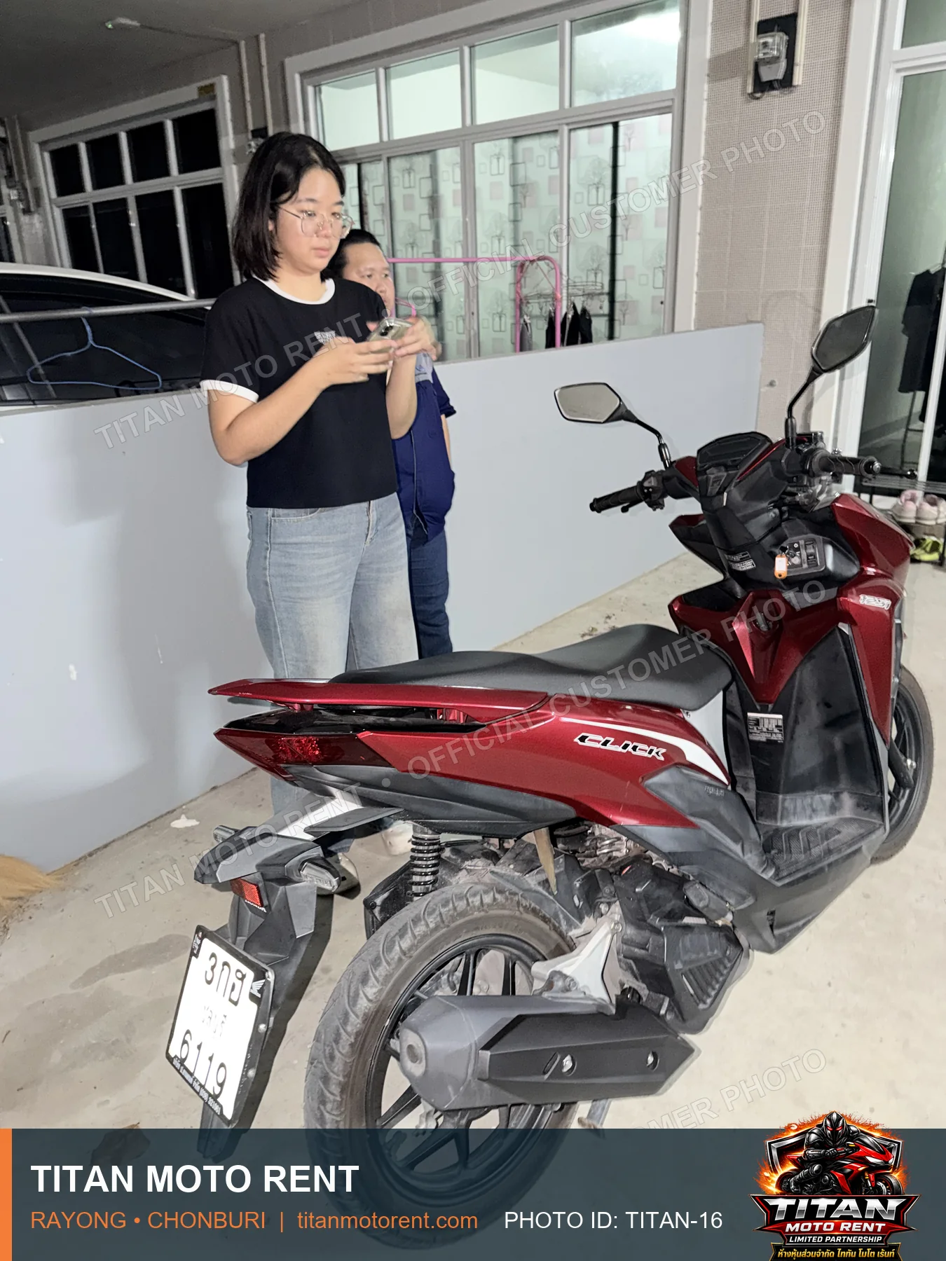 TITAN MOTO RENT customer handover 16