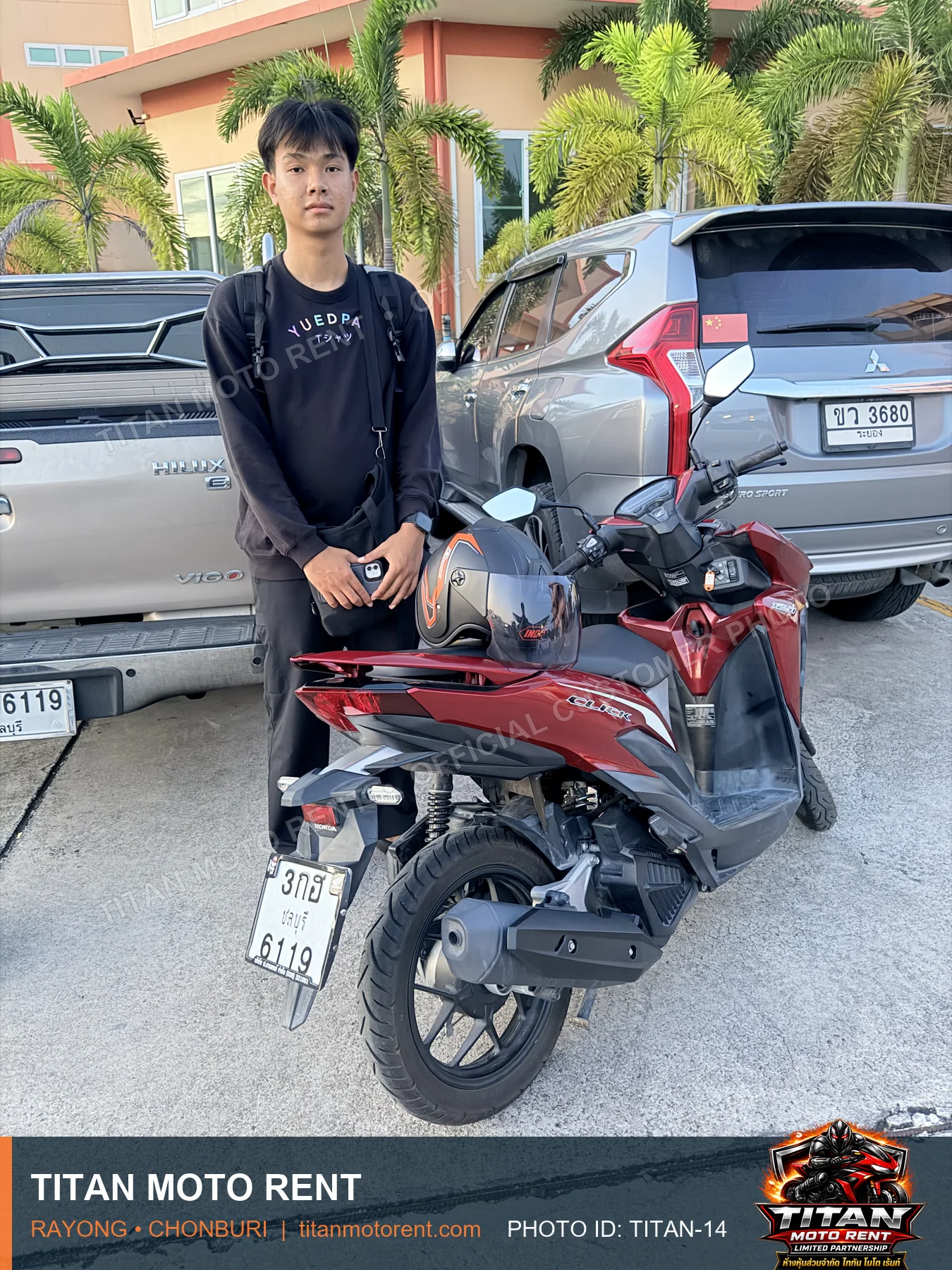 TITAN MOTO RENT customer handover 14
