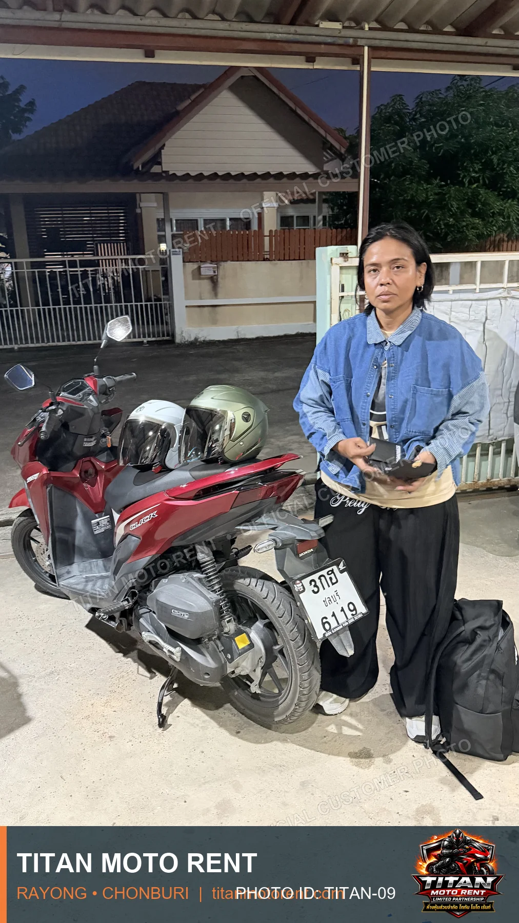 TITAN MOTO RENT customer handover 09